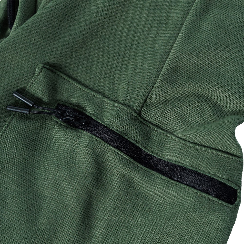 3 Pack Men's Fleece Lined Slim Fit Casual Tech Jogger Sweatpants Zipper Pockets