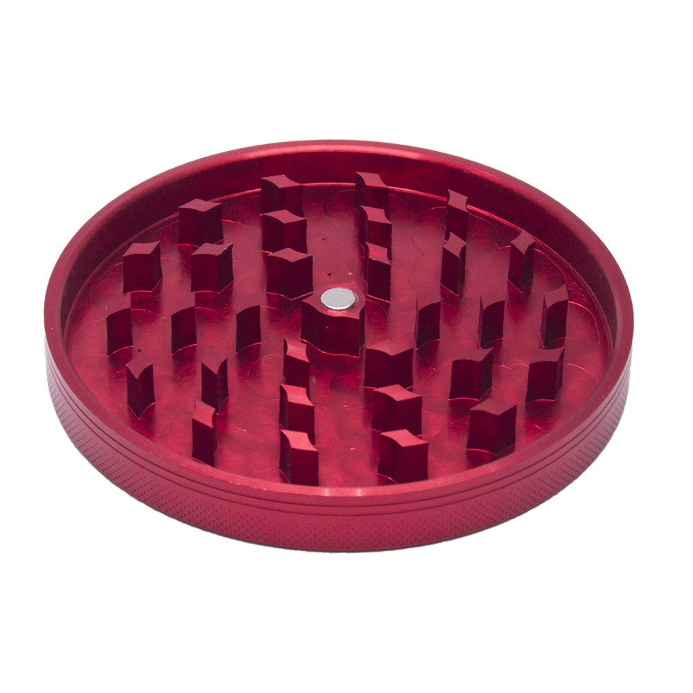 4" Aluminum Huge 4 Piece Grinder Tobacco Herb Spice Crusher w/ Gift Box Red