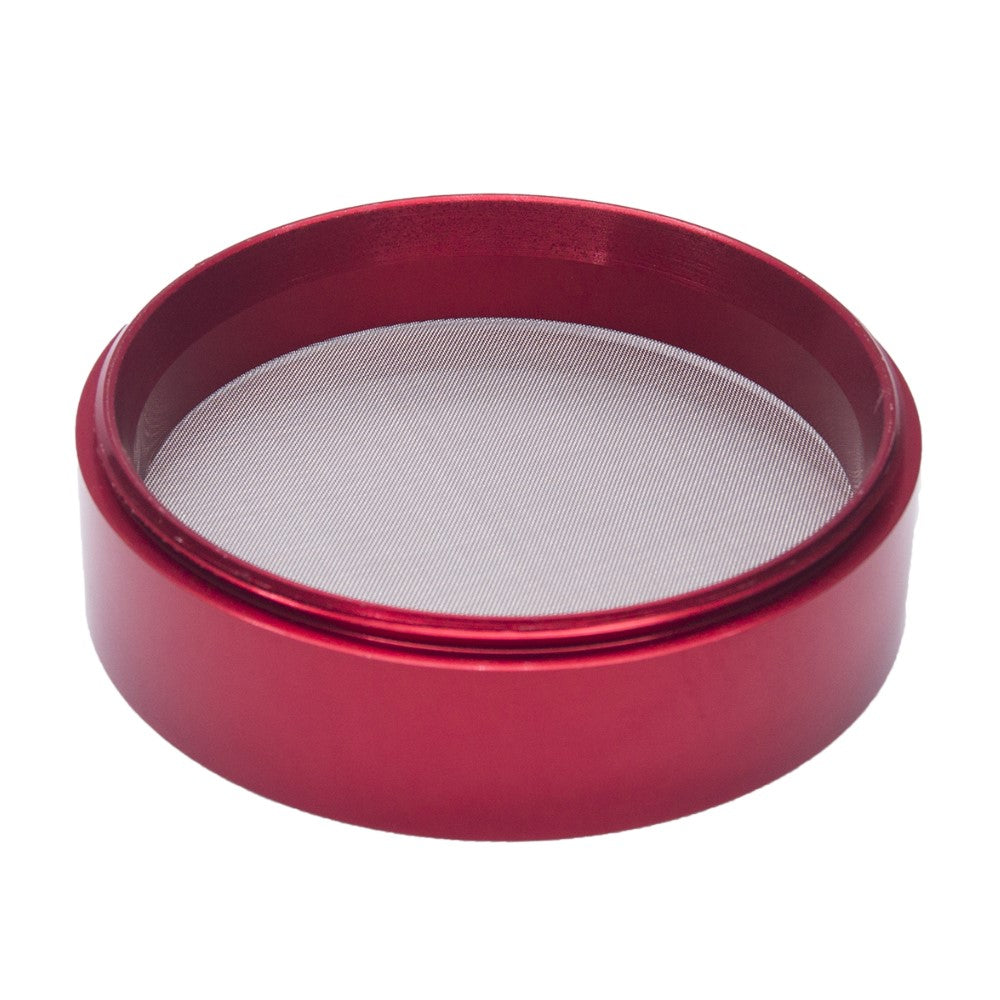 4" Aluminum Huge 4 Piece Grinder Tobacco Herb Spice Crusher w/ Gift Box Red