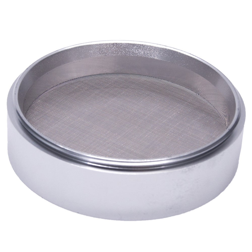 4 Inch Aluminum Huge 4 Piece Grinder Tobacco Herb Spice Crusher Silver Color