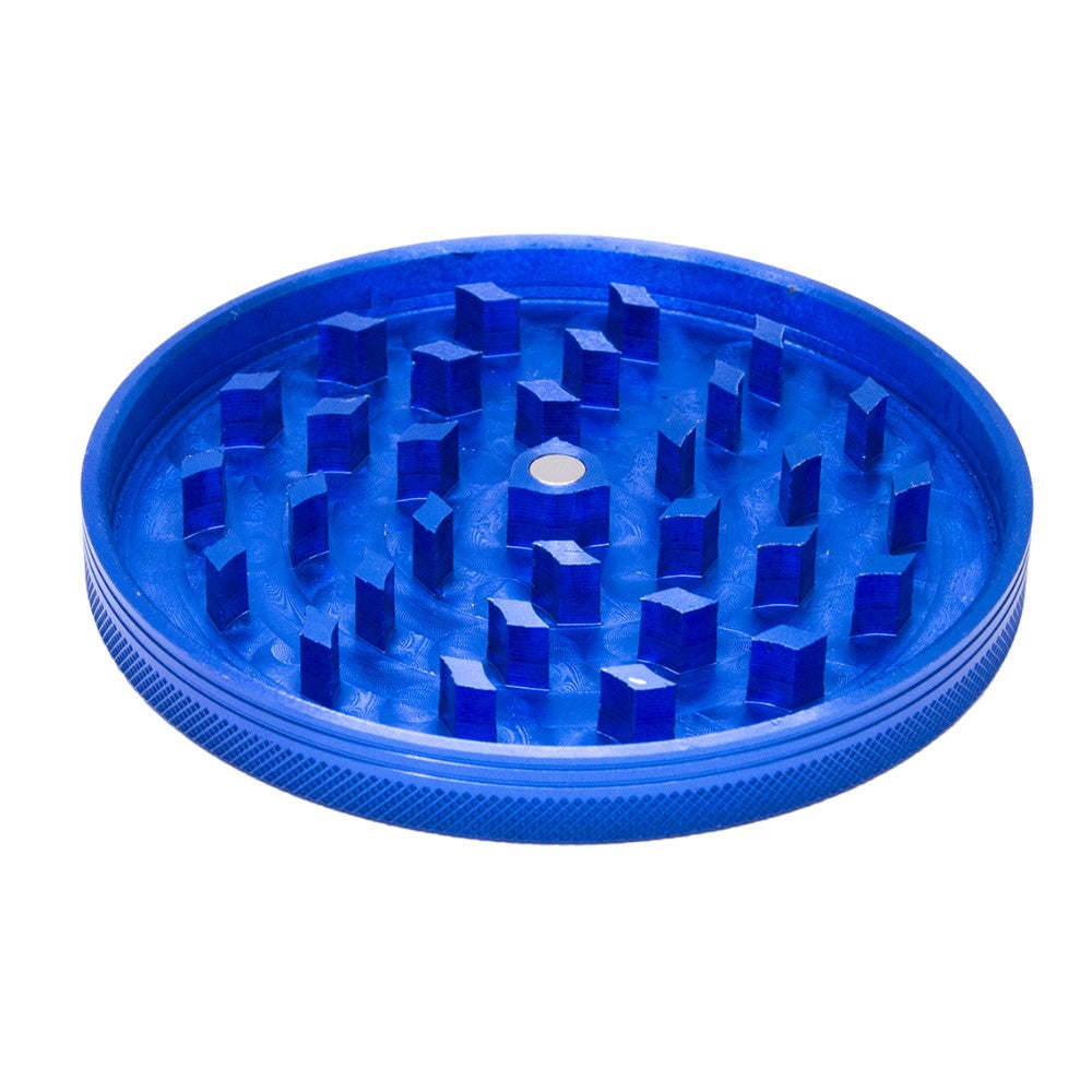 4" Aluminum Huge 4 Piece Grinder Tobacco Herb Spice Crusher w/ Gift Box Blue Spice Grinder