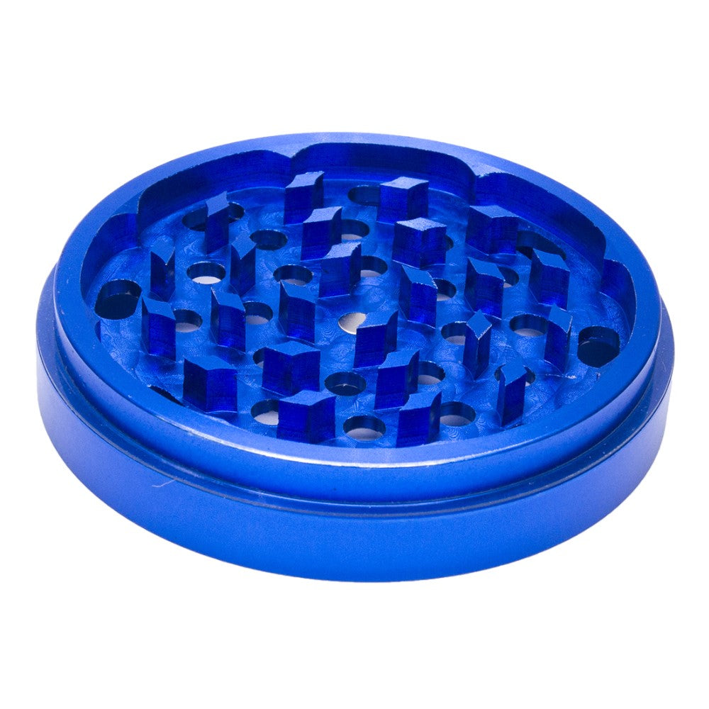 4" Aluminum Huge 4 Piece Grinder Tobacco Herb Spice Crusher w/ Gift Box Blue Spice Grinder
