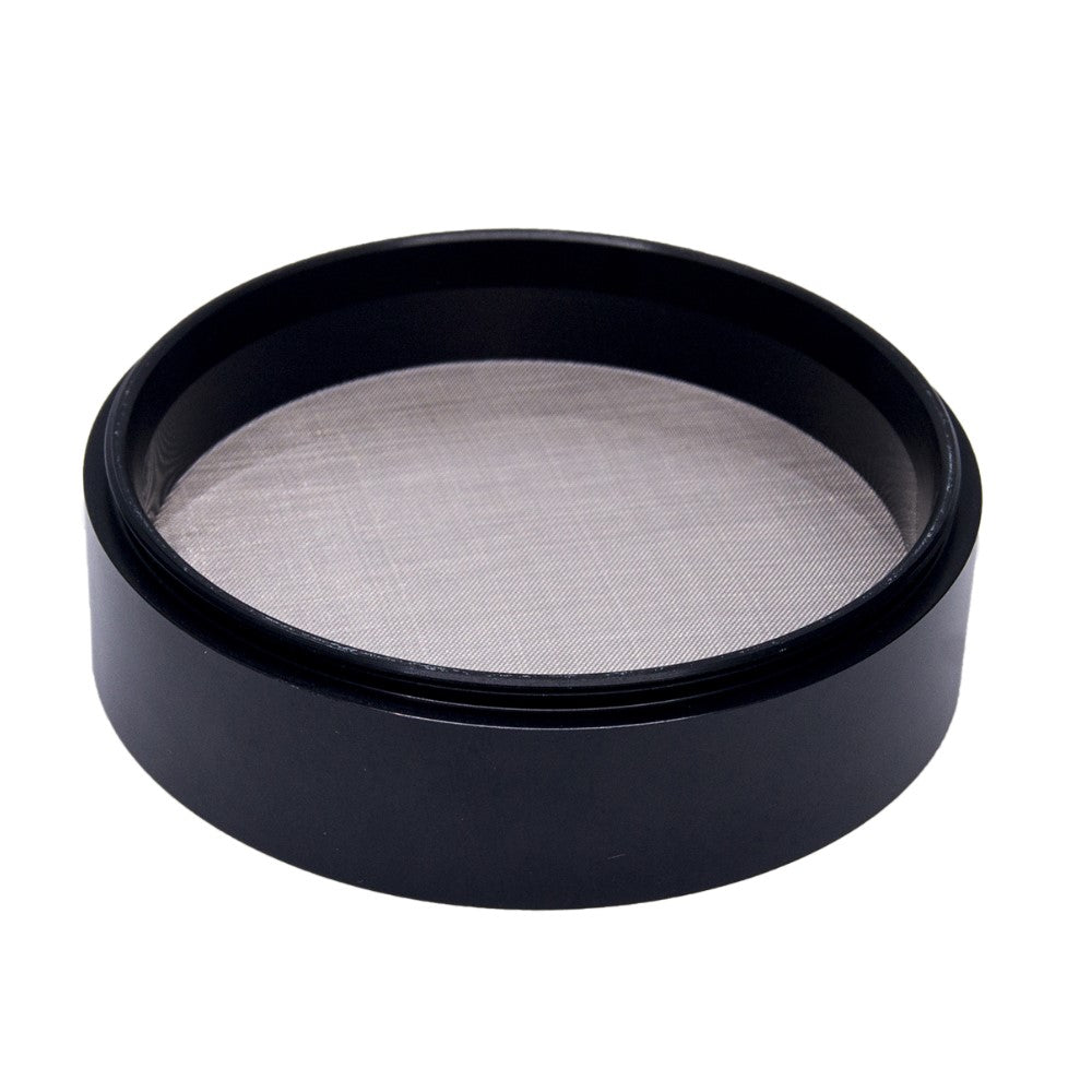 4" Aluminum Huge 4 Piece Grinder Tobacco Herb Spice Crusher w/ Gift Box Black