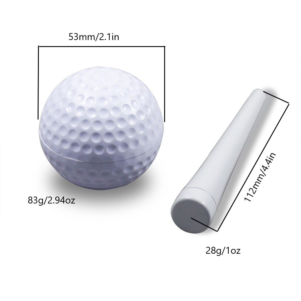 2.1" 3 PC Golf/Vanilla Set Multifunctional Golf Ball Vanilla Grinder USA