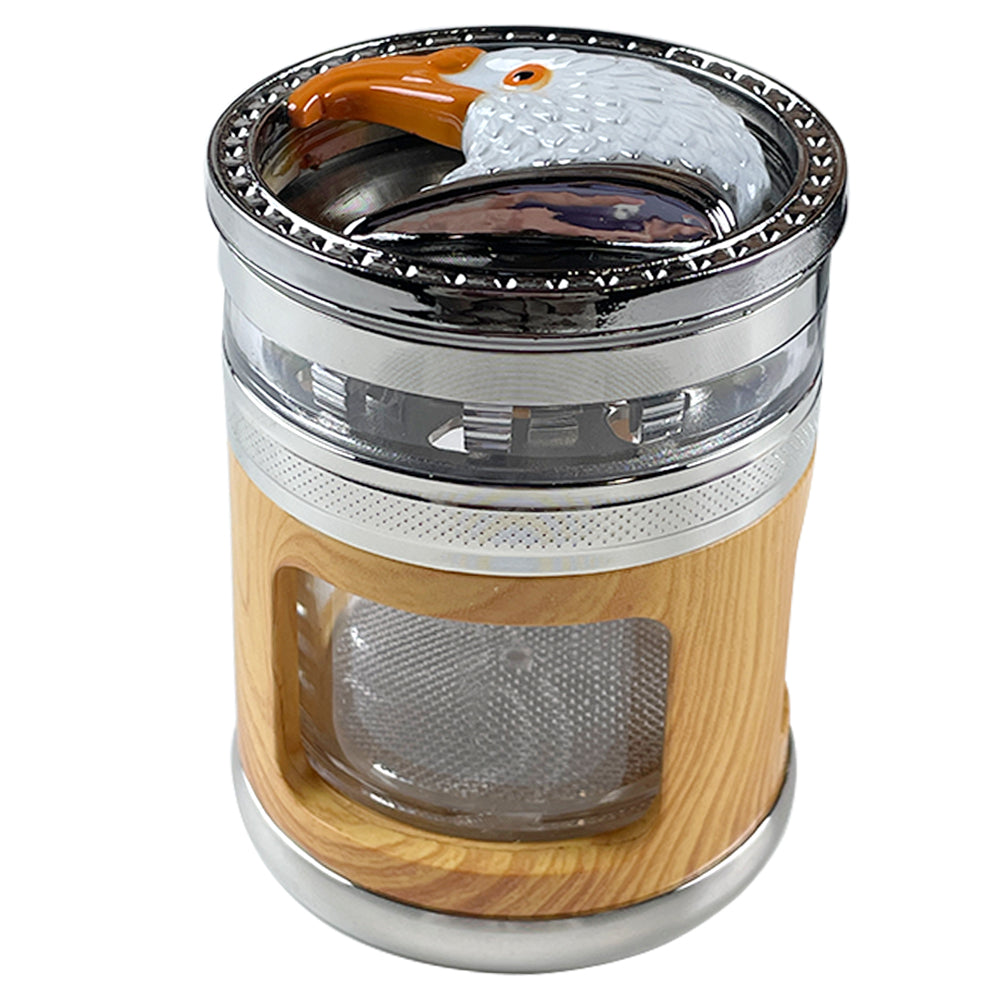3.3" 4 Pc Eagle Themed Herb Metal Tobacco Herb Spice Grinder Smoke Crusher GIFT
