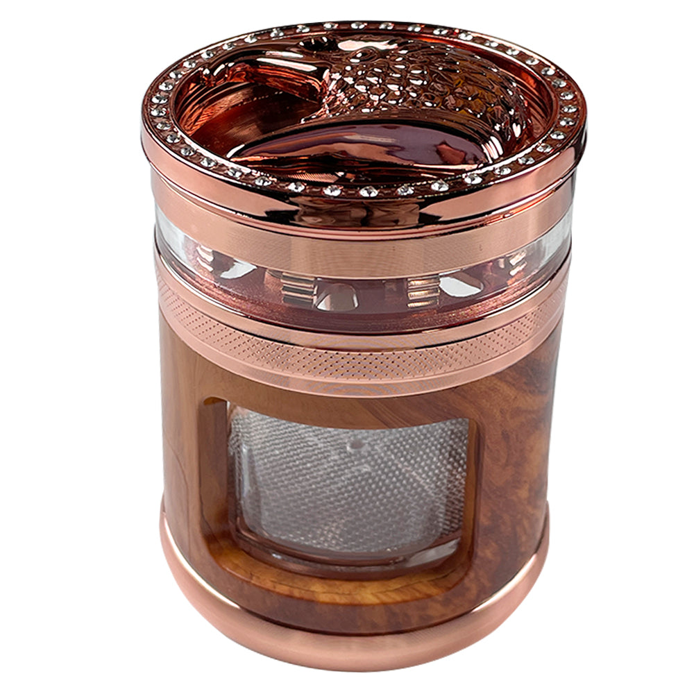 3.3" 4 Pc Eagle Themed Herb Metal Tobacco Herb Spice Grinder Smoke Crusher GIFT