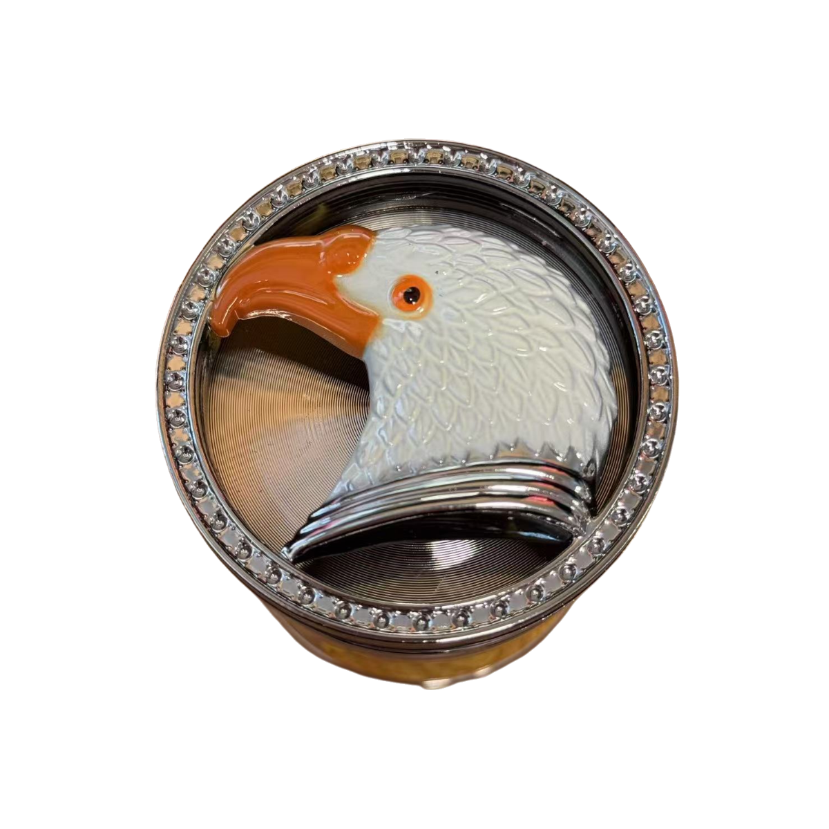 3.3" 4 Pc Eagle Themed Herb Metal Tobacco Herb Spice Grinder Smoke Crusher GIFT