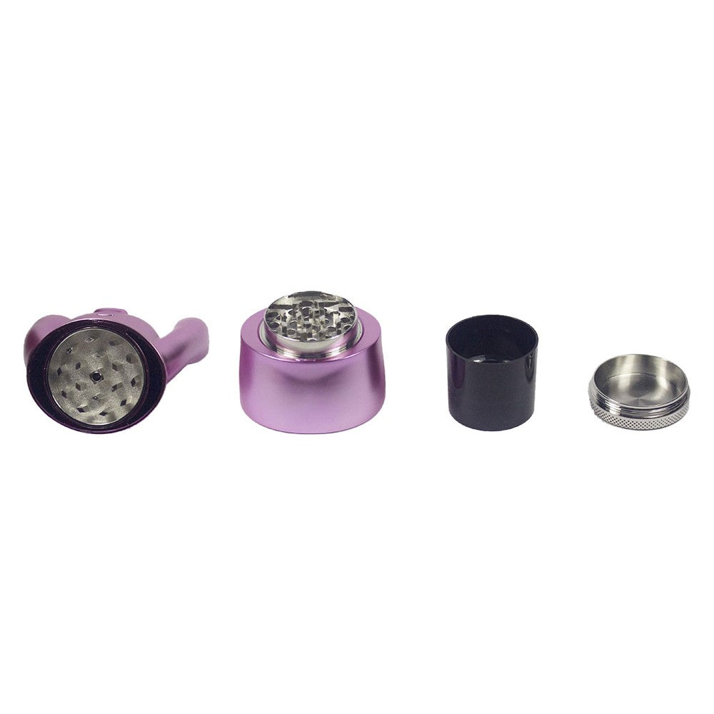1.5" Tobacco Herb Grinder Spice Herbal 4 PC Smoke Crusher 3D Cat Hands up Holder