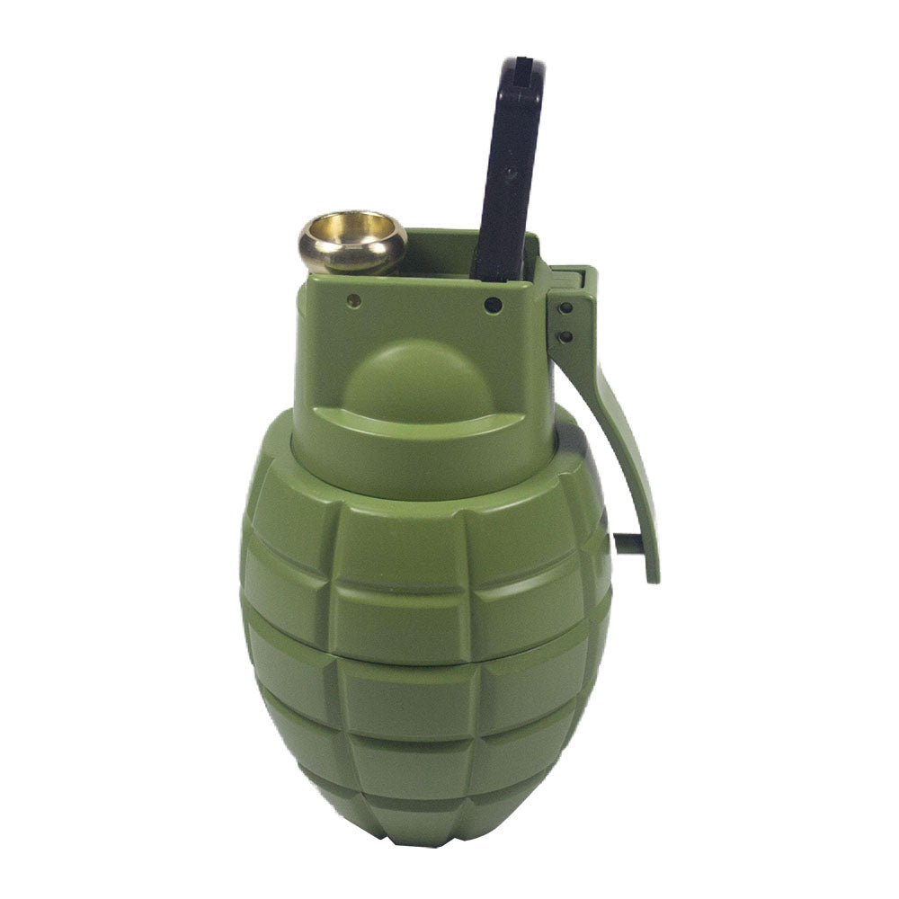 2.7"4 PC 3D Grenade Tobacco Herb Spice Grinder with Hookah on Top Halloween gift