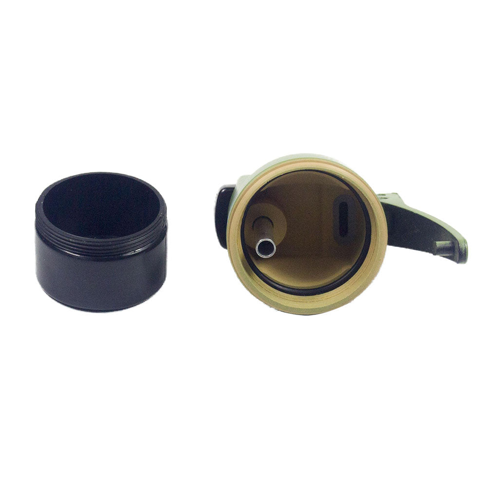 2.7"4 PC 3D Grenade Tobacco Herb Spice Grinder with Hookah on Top Halloween gift
