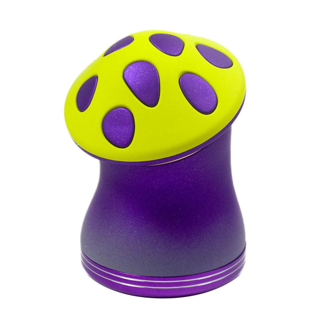 3" 4Pc Metal Mushroom Tobacco Herb Spice Grinder Smoke Crusher Halloween gift