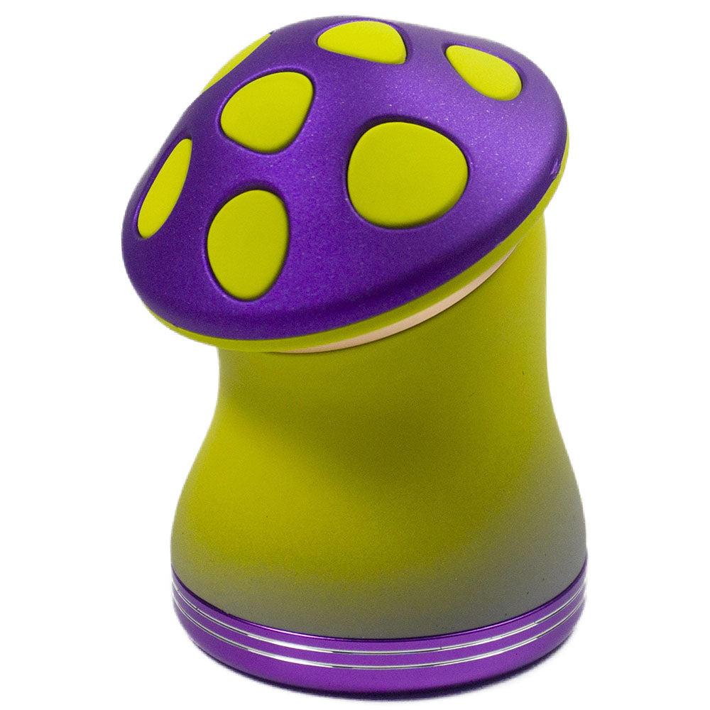 3" 4Pc Metal Mushroom Tobacco Herb Spice Grinder Smoke Crusher Halloween gift