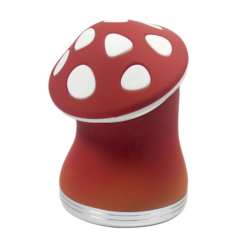 3" 4Pc Metal Mushroom Tobacco Herb Spice Grinder Smoke Crusher Halloween gift