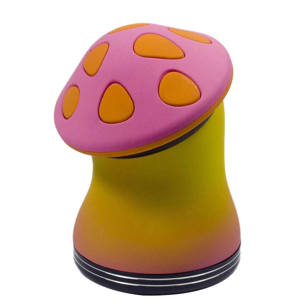 3" 4Pc Metal Mushroom Tobacco Herb Spice Grinder Smoke Crusher Halloween gift