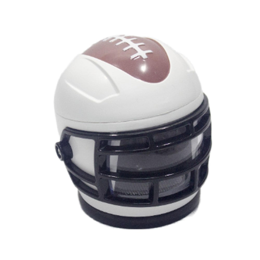3.2" 4 PC 3D Metal Football Helmet Tobacco Herb Spice Grinder Smoke Crusher