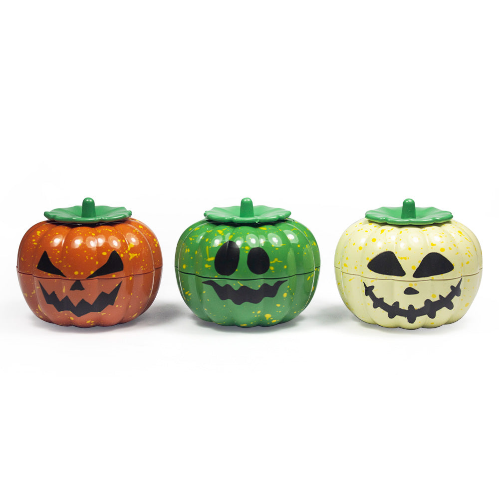 3 Parts 3DPumpkin Design Herb Grinder for Spices and Tobacco Novelty ideal gift