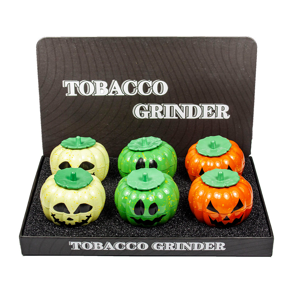 3 Parts 3DPumpkin Design Herb Grinder for Spices and Tobacco Novelty ideal gift
