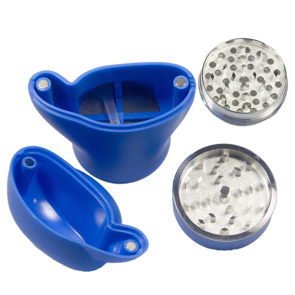 4.6" H 4PC Colorful Fist-Shaped Herb Grinders Tobacco smoking Spice Gift Novetly