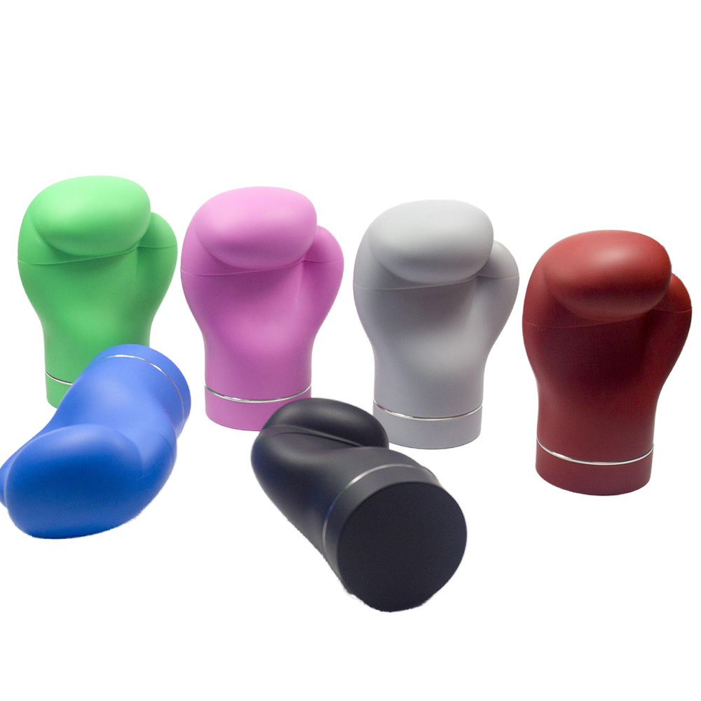 4.6" H 4PC Colorful Fist-Shaped Herb Grinders Tobacco smoking Spice Gift Novetly