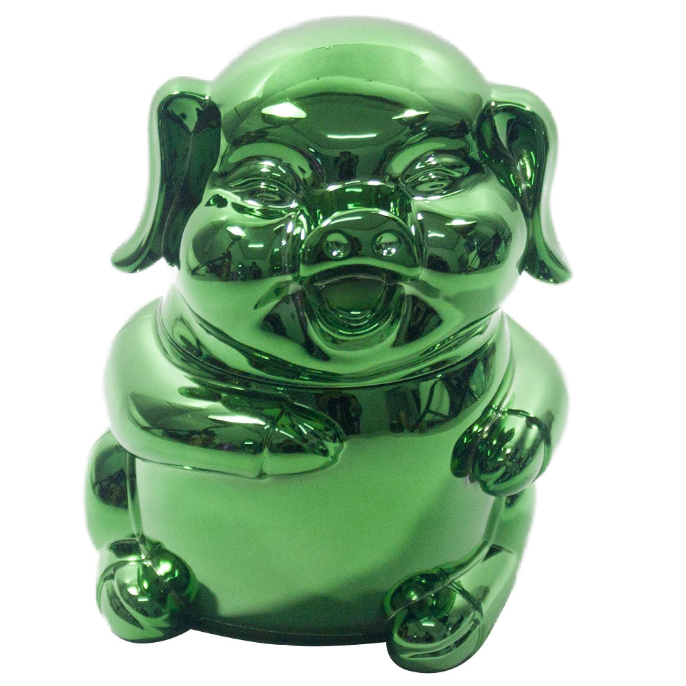 4.5" H 4PC Shiny PIG Herb Grinders Tobacco smoking Spice Gift Novetly Drawer