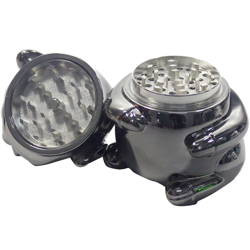 4.5" H 4PC Shiny PIG Herb Grinders Tobacco smoking Spice Gift Novetly Drawer