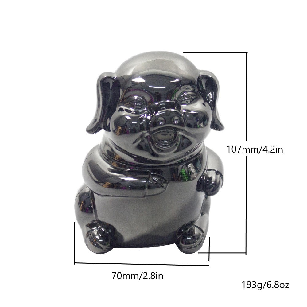 4.5" H 4PC Shiny PIG Herb Grinders Tobacco smoking Spice Gift Novetly Drawer