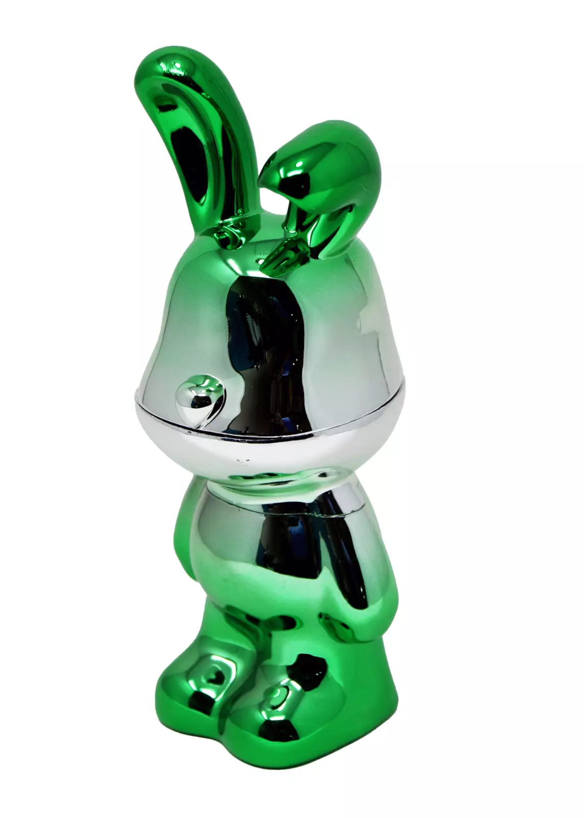 6.5" H 4PC Colorful Metallic Bunny -Patterned Grinders Tobacco Herb Spice Gift