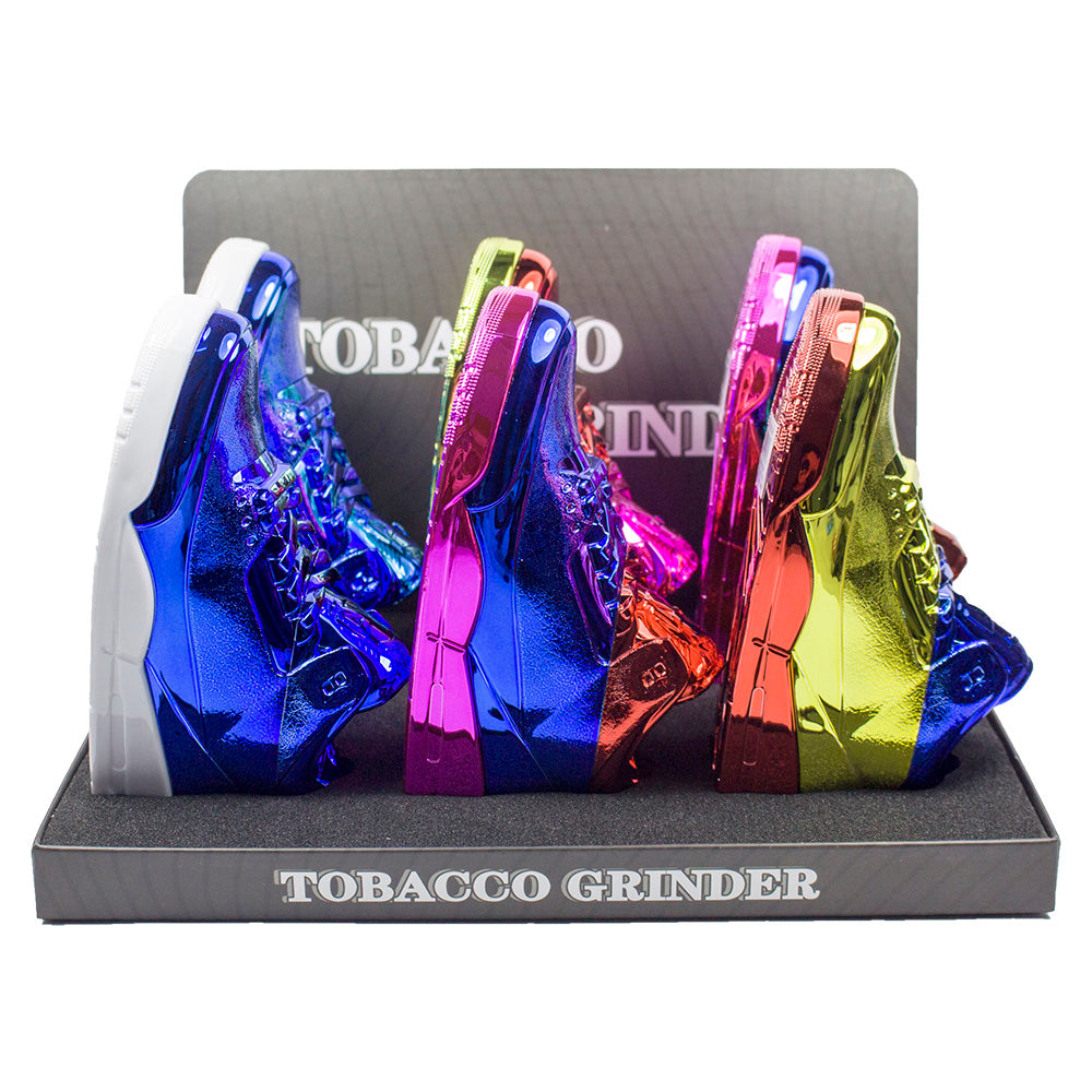 1.5" Spice Herb Tobacco Grinder 3 Piece Crusher colorful shoes Gift for man