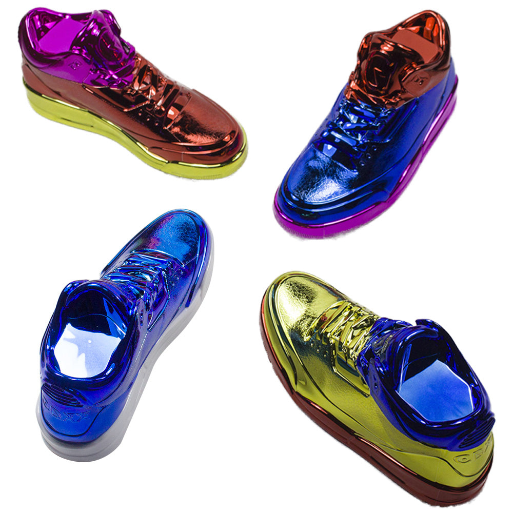 1.5" Spice Herb Tobacco Grinder 3 Piece Crusher colorful shoes Gift for man
