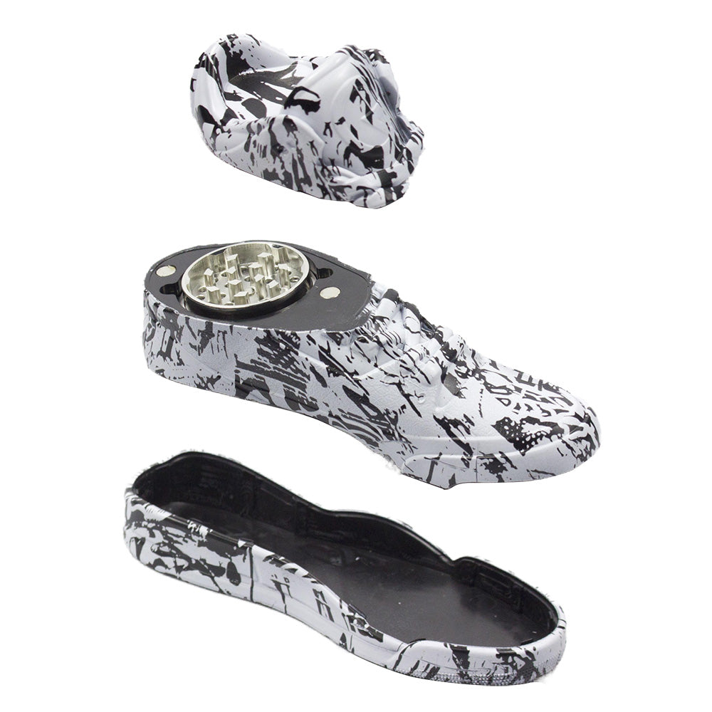1.5" Spice Herb Tobacco Grinder 3 Piece Crusher Gift colorful shoes 3D print