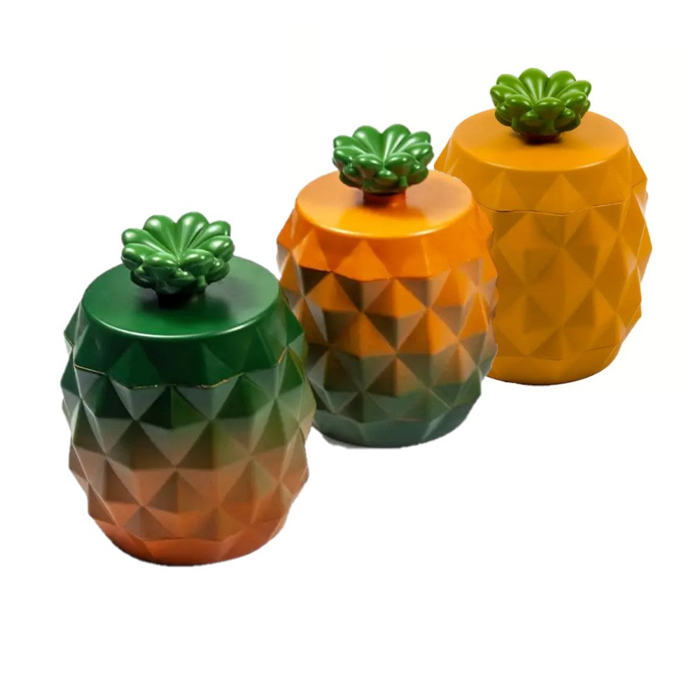 1.8" 4PC Pineapple Spice Herb Tobacco Grinder Crusher Gift Kitchen