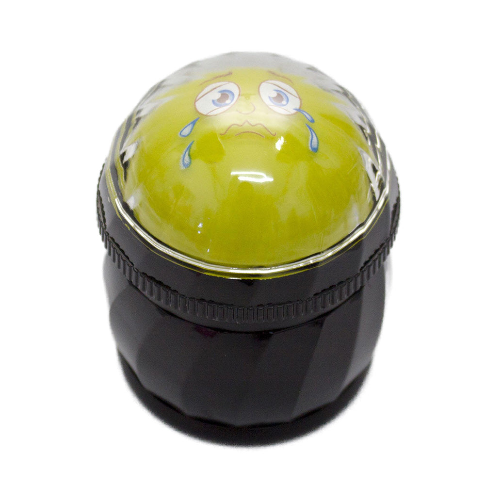 2.3" Funny Face Spice Herb Tobacco Manual smoke Grinder 4 Piece Crusher Gift