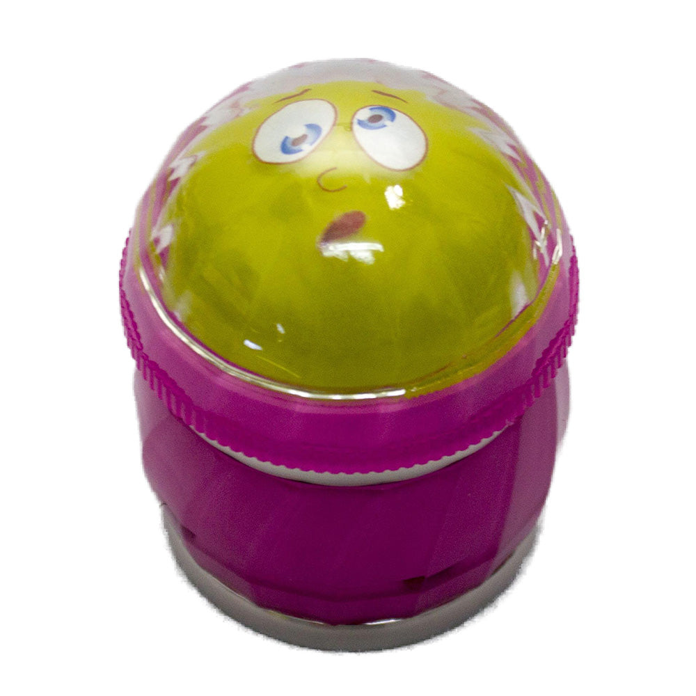 2.3" Funny Face Spice Herb Tobacco Manual smoke Grinder 4 Piece Crusher Gift