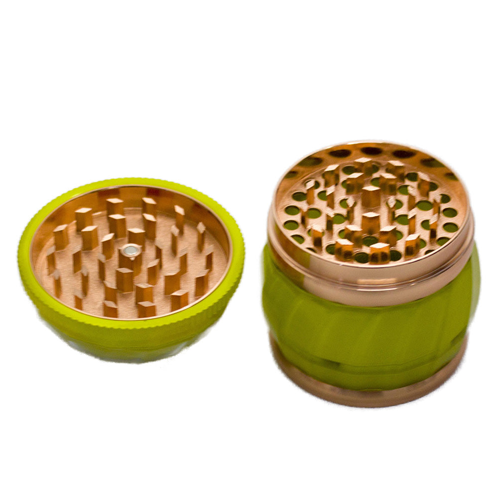 2.3" Funny Face Spice Herb Tobacco Manual smoke Grinder 4 Piece Crusher Gift