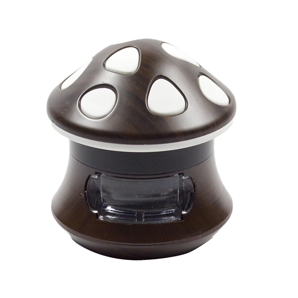 3" Premium 4 Layer Mushroom Grinder With Drawer Herb Spice Crusher for Kitchen