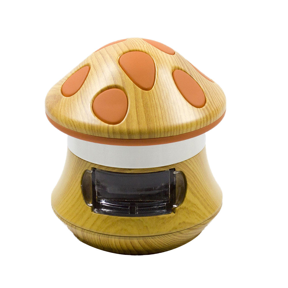 3" Premium 4 Layer Mushroom Grinder With Drawer Herb Spice Crusher for Kitchen