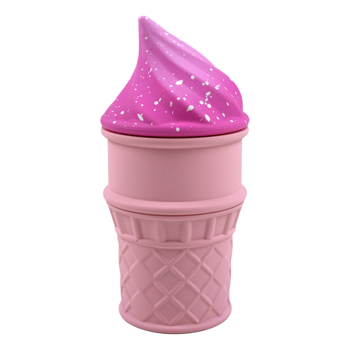 Ice Cream Cone Herb Grinder 4Layer Spice Crusher Cute Design Portable Smoke Tool