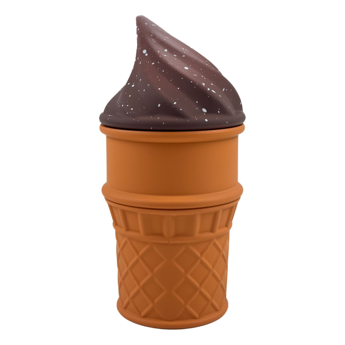 Ice Cream Cone Herb Grinder 4Layer Spice Crusher Cute Design Portable Smoke Tool