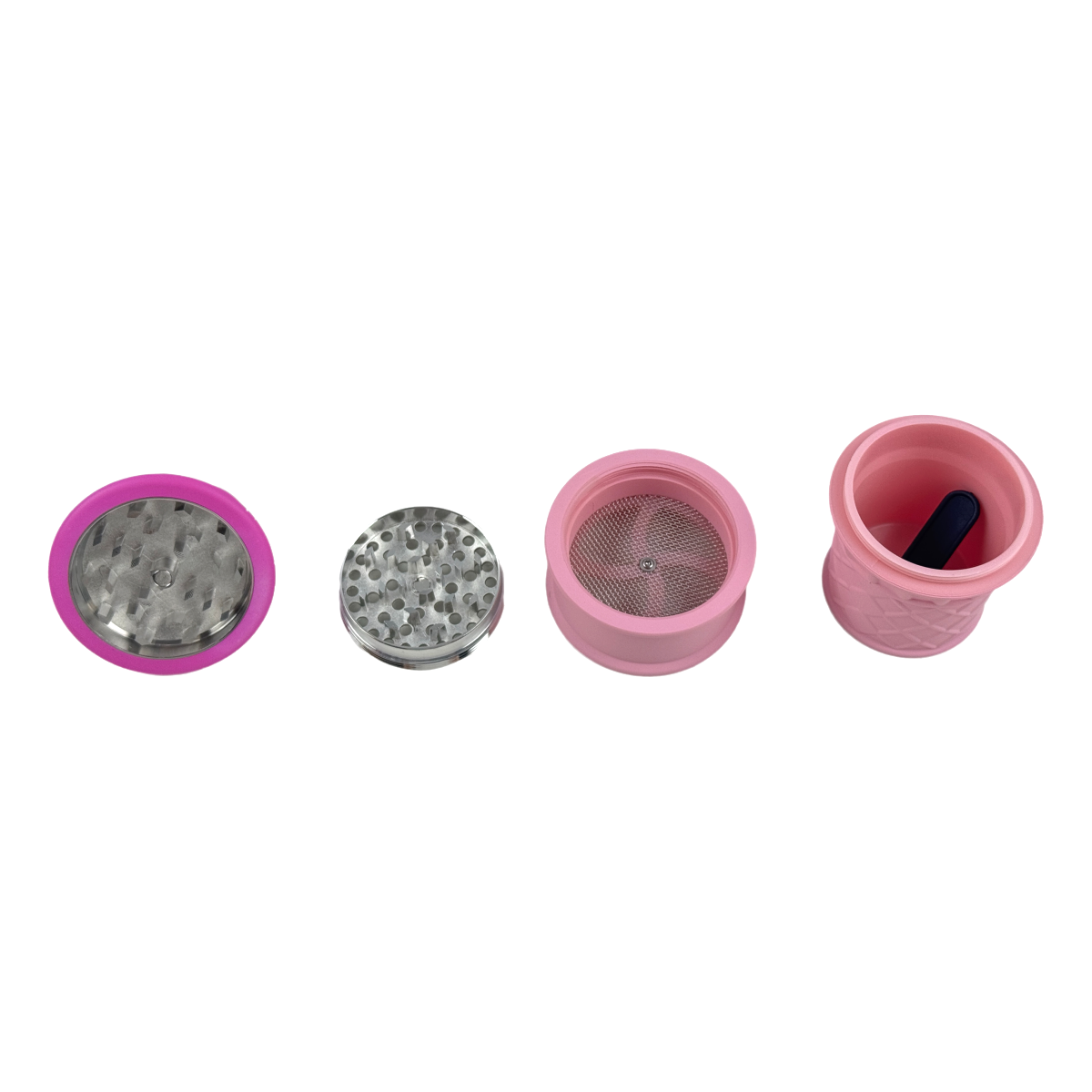 Ice Cream Cone Herb Grinder 4Layer Spice Crusher Cute Design Portable Smoke Tool