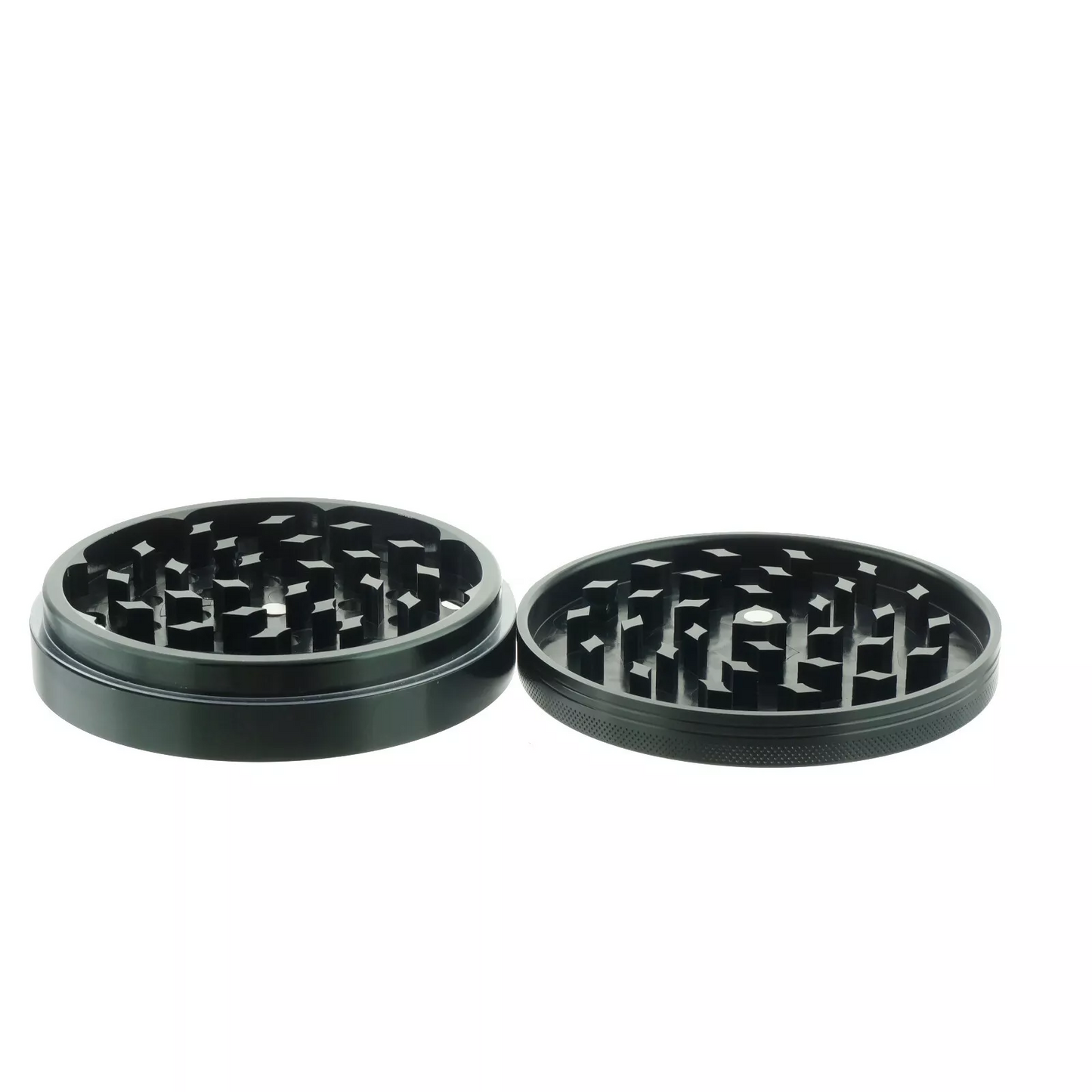 4" Aluminum Huge 4 Piece Grinder Tobacco Herb Spice Crusher w/ Gift Box Black