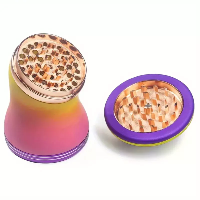3" 4Pc Metal Mushroom Tobacco Herb Spice Grinder Smoke Crusher Halloween gift