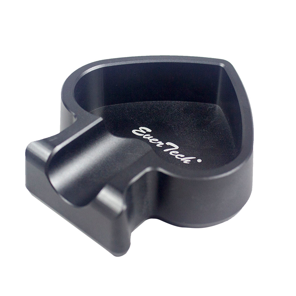 Ever Tech Black 4.3" Poker Hearts Cigar Ashtray Aircraft Grade Aluminum Material
