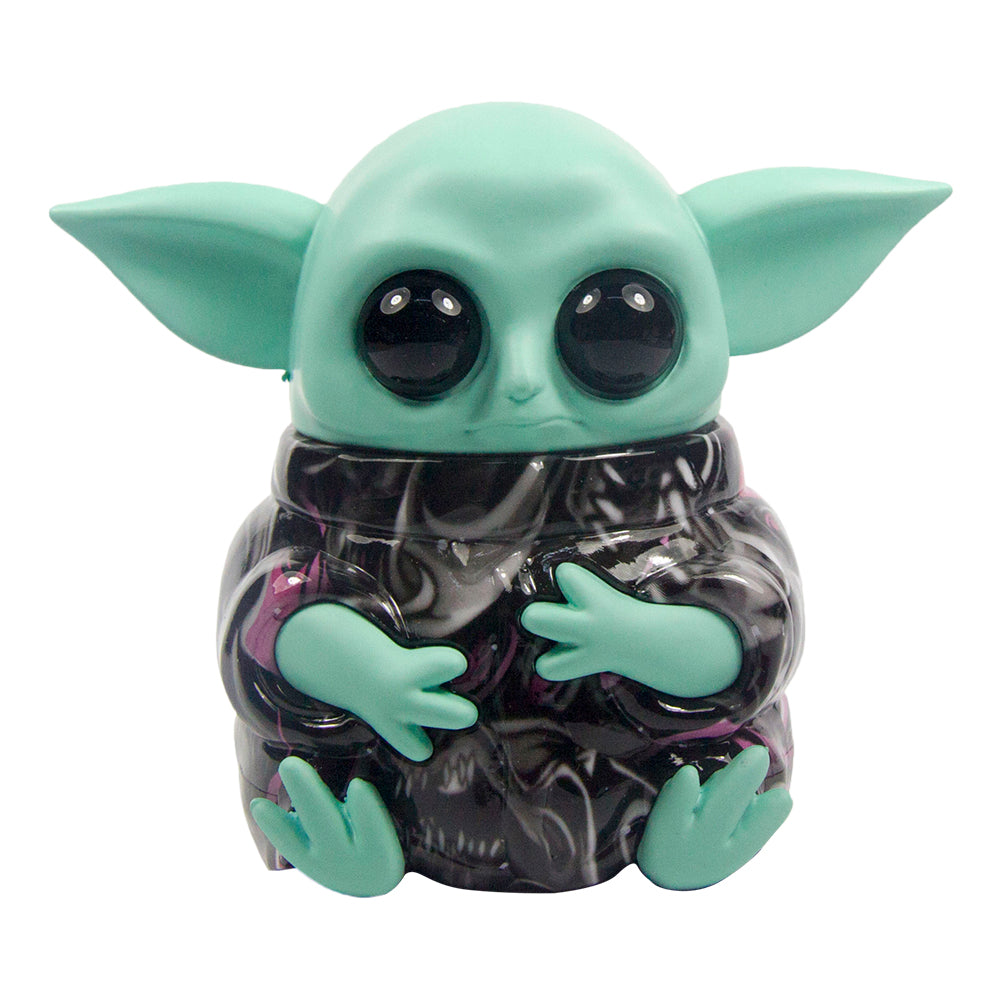 5.3" 4 PC Big Size Cute Chubby Baby U Tobacco Herb Spice Grinder Smoke Crusher
