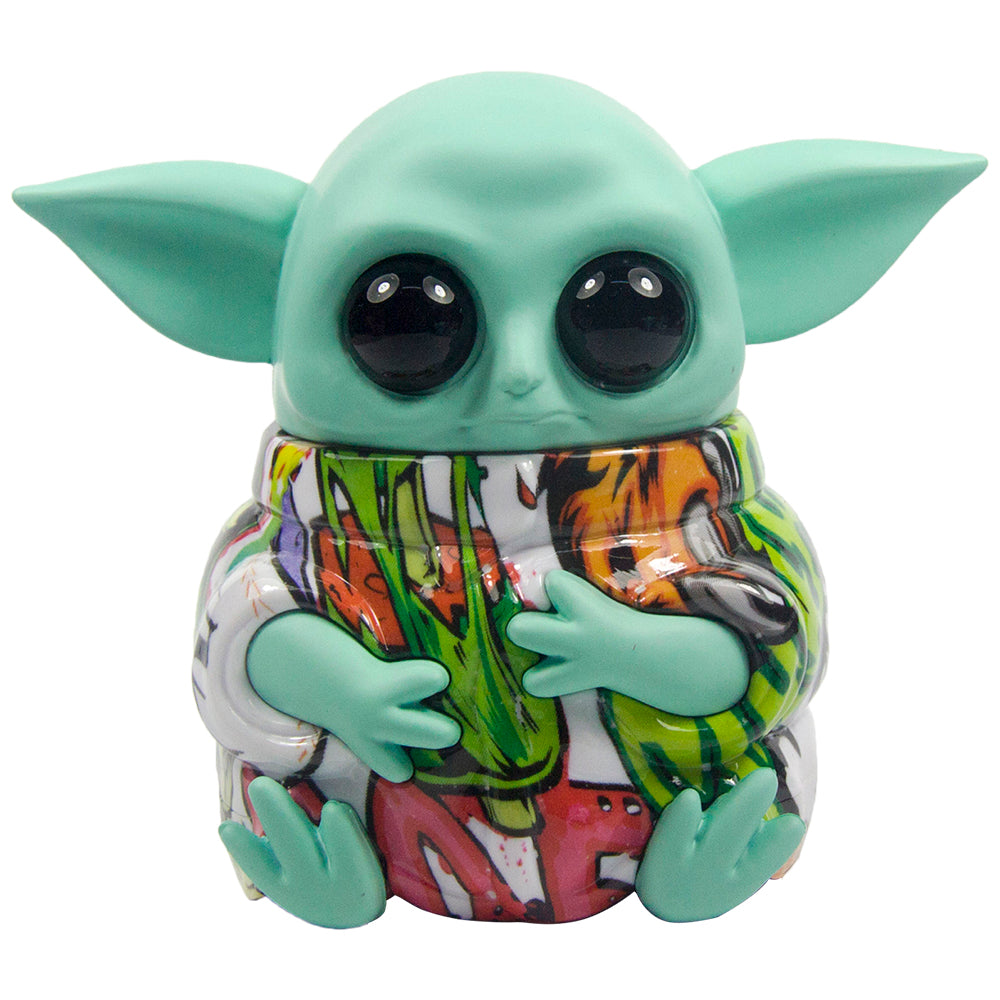 5.3" 4 PC Big Size Cute Chubby Baby U Tobacco Herb Spice Grinder Smoke Crusher