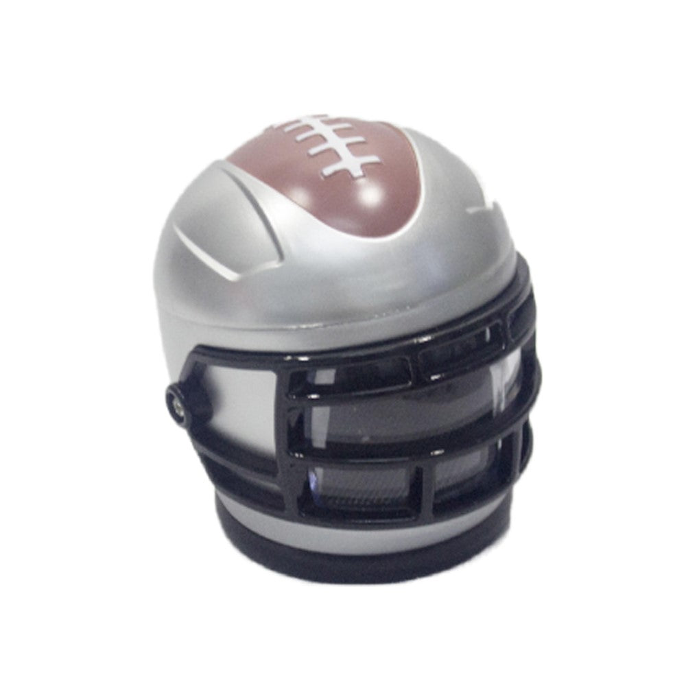 3.2" 4 PC 3D Metal Football Helmet Tobacco Herb Spice Grinder Smoke Crusher
