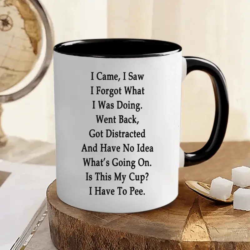 11 oz, coffe cup Ceramic Funny Mug gift for family home decoration Holiday