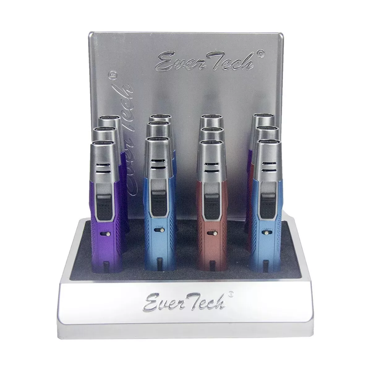 Double V Torch Jet Flame Refillable Butane Adjustable Cigar Lighter /1 piece