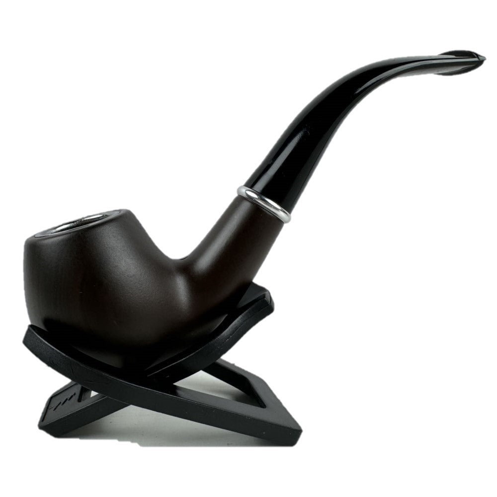 Durable Wooden Wood Smoking Pipe Tobacco Cigarettes Cigar Pipes Enchase Gift Brown
