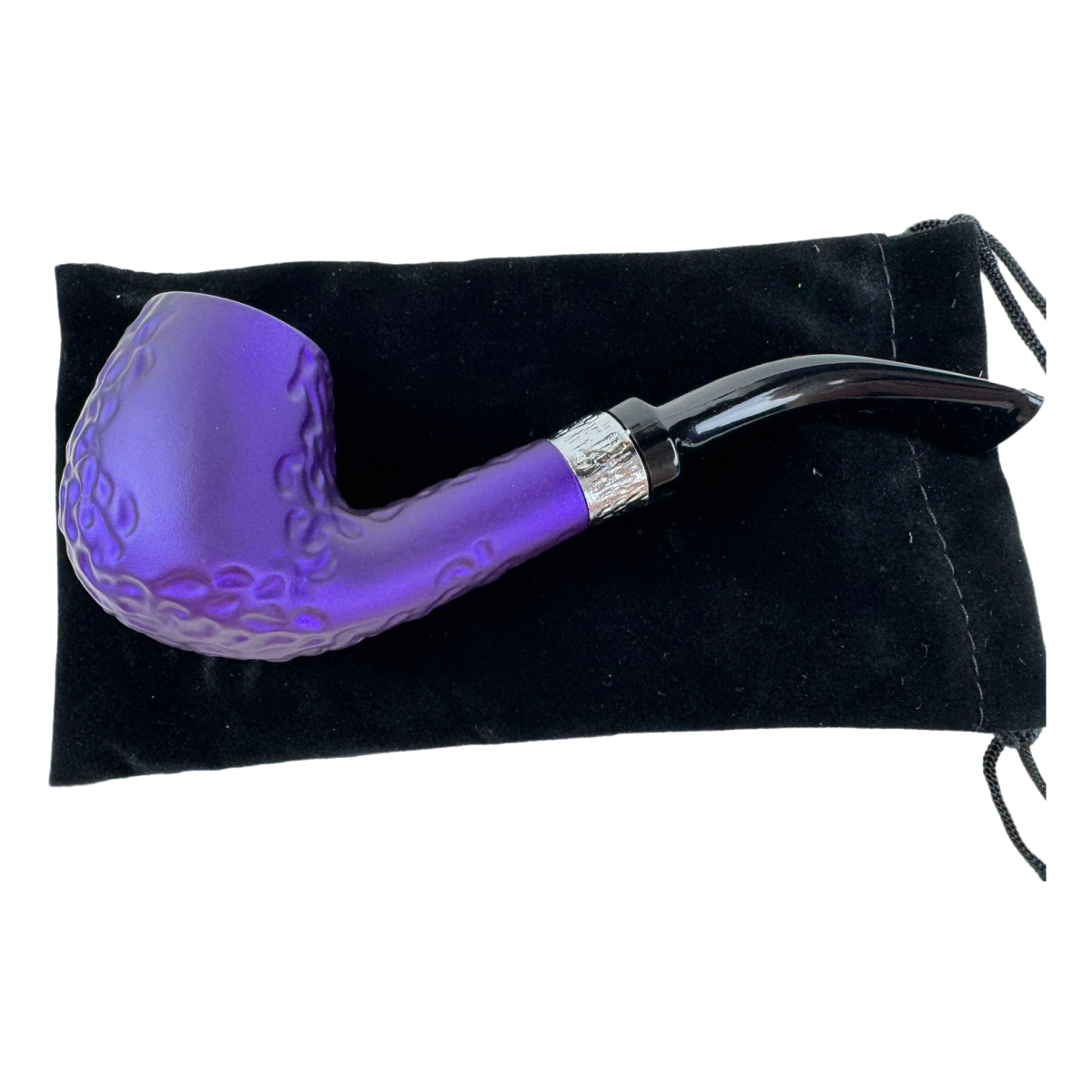Durable Smoking Pipe Tobacco Cigarettes Cigar Pipes Enchase Gift Black