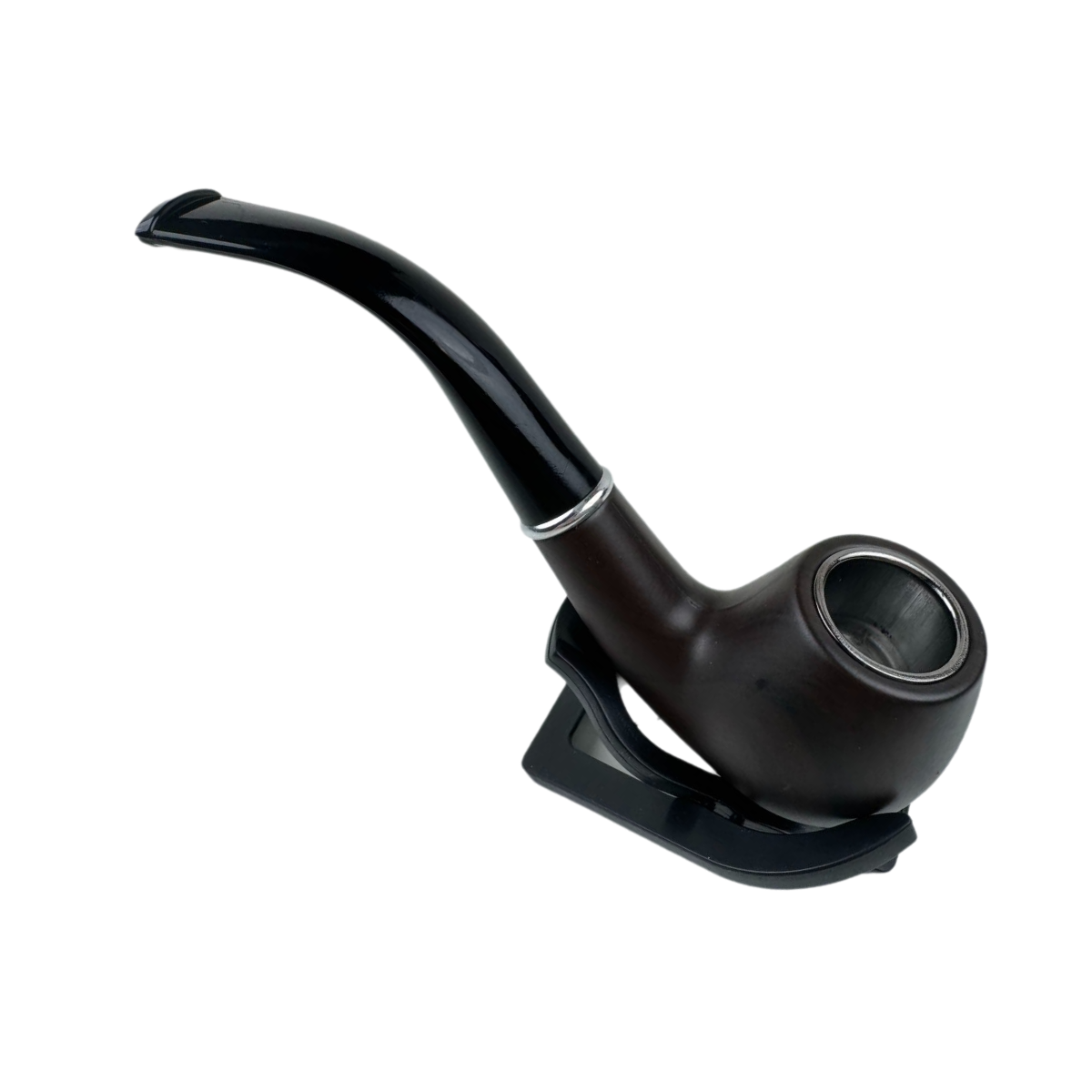 Durable Wooden Wood Smoking Pipe Tobacco Cigarettes Cigar Pipes Enchase Gift Brown